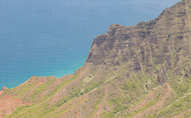 istock Panoramic top view from Napili valley in Kauai, Hawai 1371683806