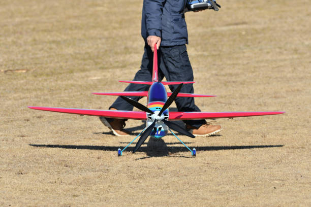istock Radio controlled airplane on the ground 1371692364