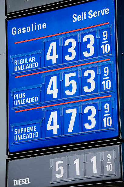 istock Sky high gas prices hit $5 a gallon 137169302