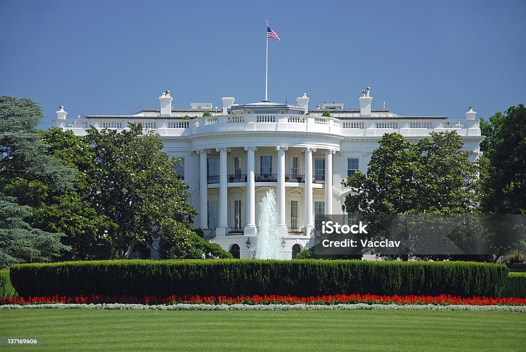 Белый дом в Вашингтоне, округ Колумбия - Стоковые фото Белый дом - Вашингтон роялти-фри