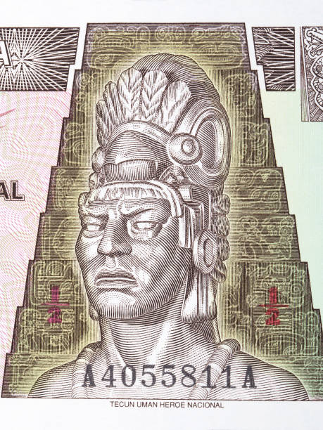 istock Tecun Uman a portrait from Guatemalan money 1371701390