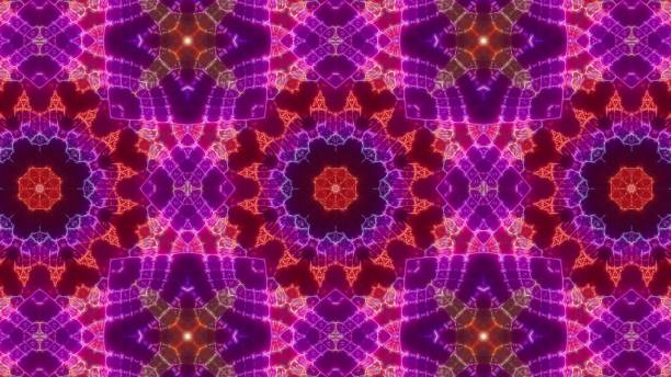 istock Red and Purple Kaleidoscope Wallpaper 1371704488