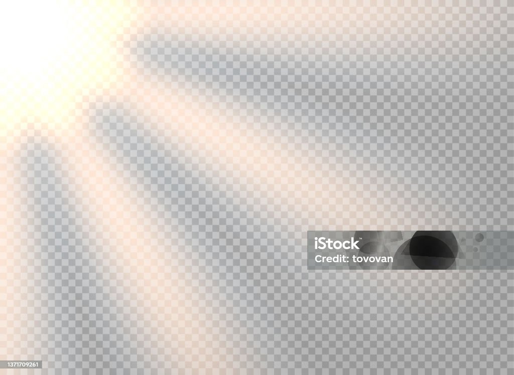 Sun Rays Diagonal Yellow Sun Rays Diaonal Direction Vector Template With Transparent ...