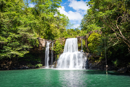 Klong Chao waterfall, Koh Kood, Trat, Thailand.