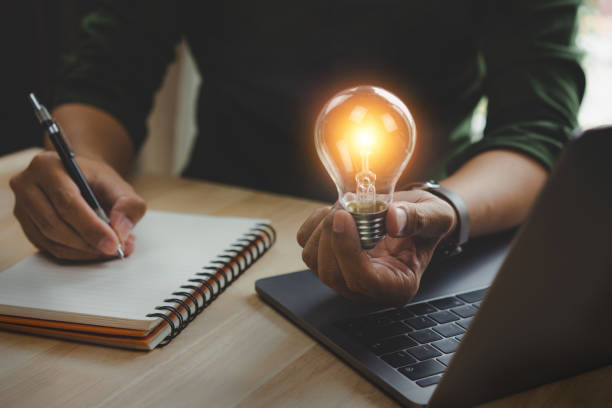 istock idea concept with innovation and inspiration. 1371712794