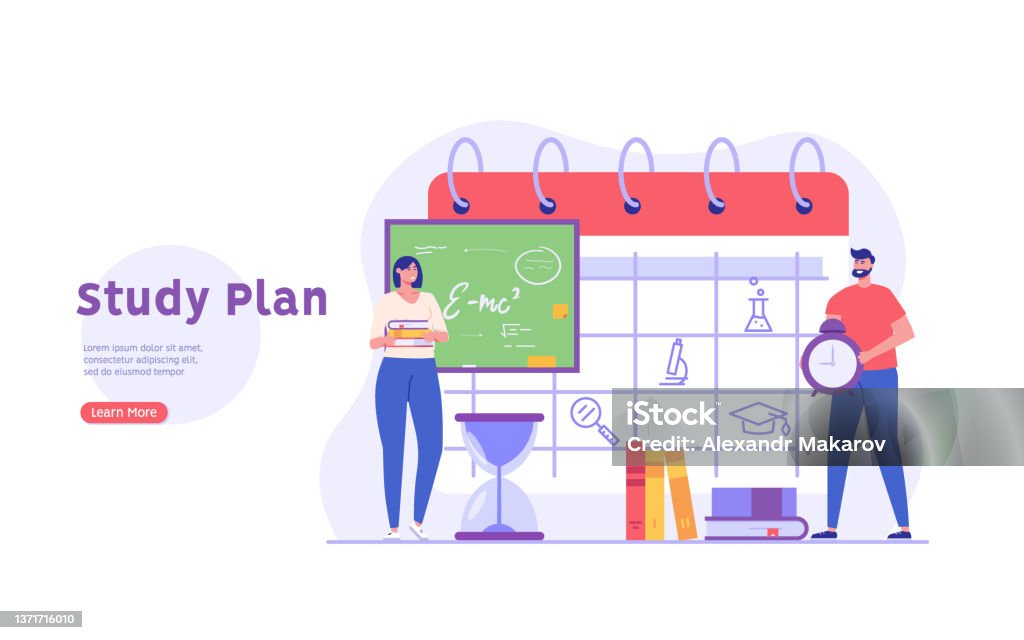 Concept Of Learning Program Study Plan Class Schedule Students ...