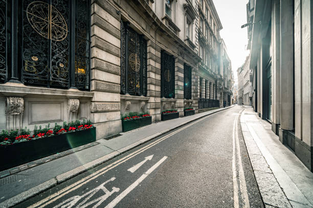 istock London view of empty streets and alleys during lockdown 1371716113
