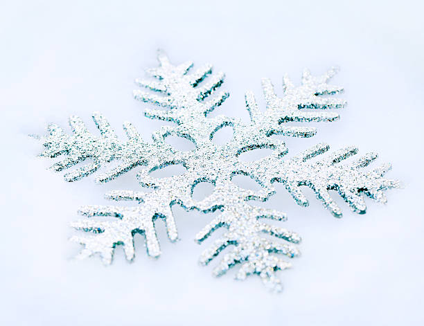 Autocollants Flocons De Neige Pailletés Argentés - Lot De 10 Feuilles, Décorations Noël Et Bricolage Hiver - 8