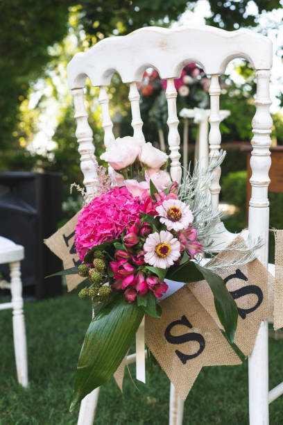 istock Bride Chair at wedding reception 1371721837