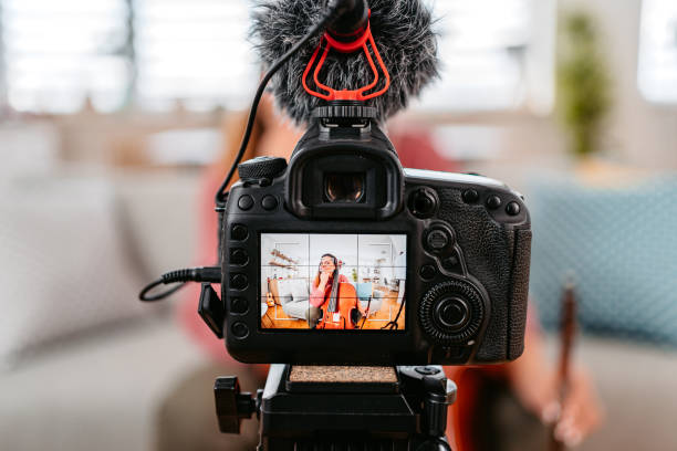 istock Young Female Musician Vlogging Playing Cello 1371723196