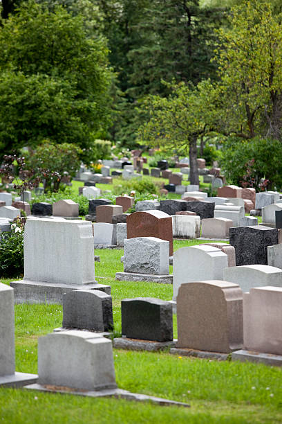 istock Peaceful Cemetery in Montreal, Canada 137172321
