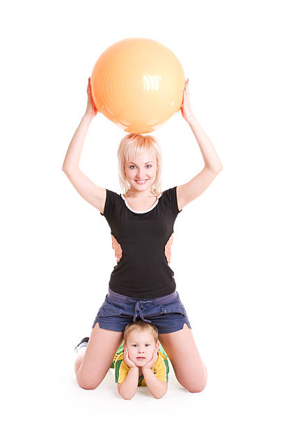 istock mother and small son going in for sports 137172423