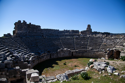 Sagalassos also known as Selgessos and Sagallesos, is an archaeological site in southwestern Turkey, about 100 km north of Antalya (ancient Attaleia), and 30 km from Burdur and Isparta. The ancient ruins of Sagalassos are 7 km from Alasun (as well as being its namesake) in the province of Burdur, on Mount Akda, in the Western Taurus mountains range, at an altitude of 1450\