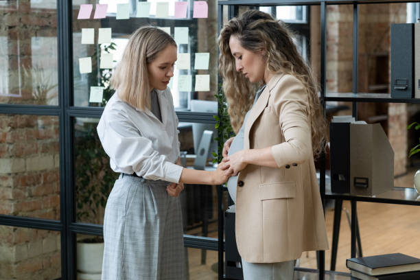 istock Business colleagues chatting at office 1371726242