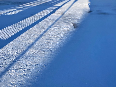 Long Shadows on Snow