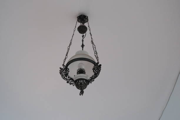 istock Traditional, ancient and antique style interior candelabra 1371730653
