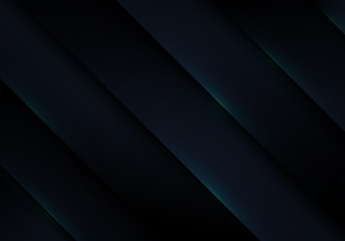 Abstract 3d Black Stripes Diagonal Pattern On Dark Background And ...