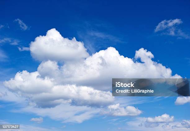 White Clouds Stock Photo - Download Image Now - Backgrounds, Beauty In Nature, Blue
