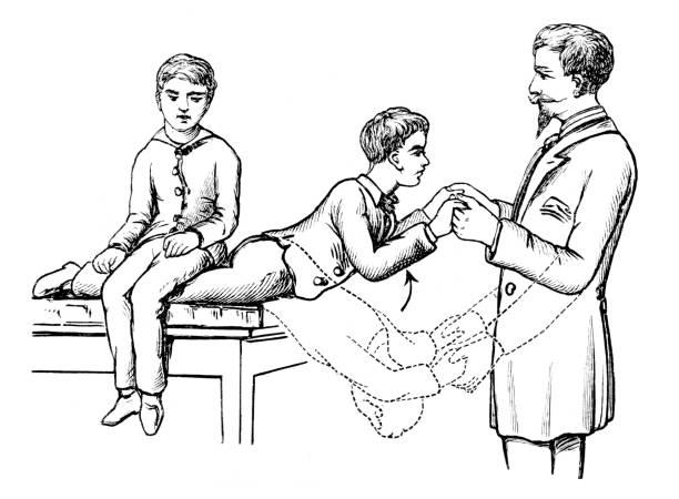 ilustrações de stock, clip art, desenhos animados e ícones de gymnastics exercises for rehabilitation 1896 - 1896