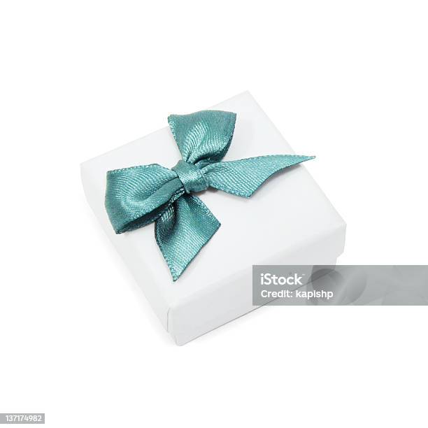 Small Gift Box On White Stock Photo - Download Image Now - Birthday, Birthday Present, Blank