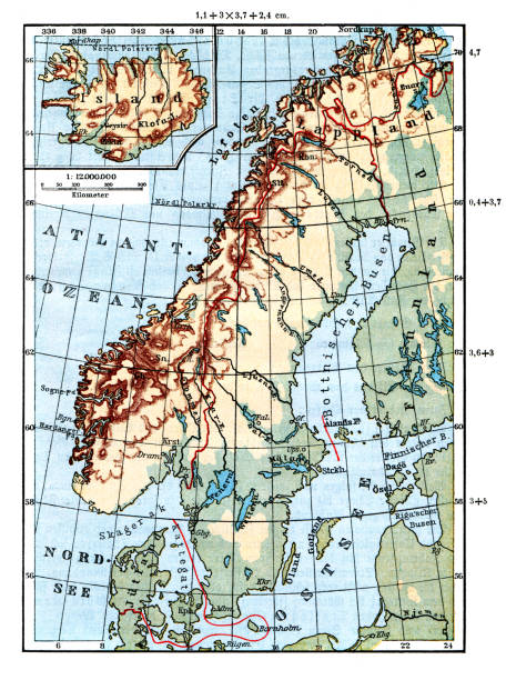 istock Map of Scandinavia Sweden Finland 1889 1371756200