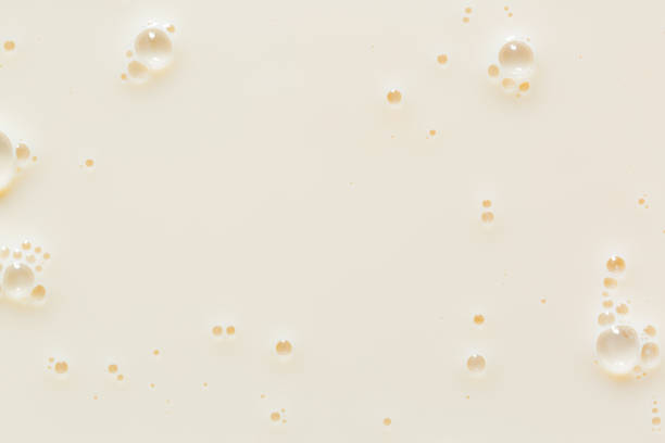 istock macro soy milk texture,Soy milk bubble foam background on top view close up 1371761752