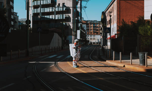 istock spaceman in a futuristic station 1371765315