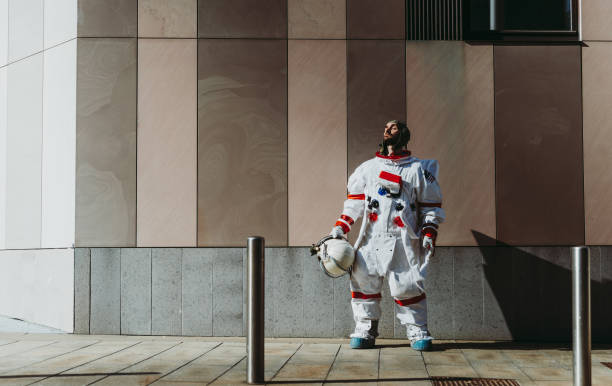 istock spaceman in a futuristic station 1371765594