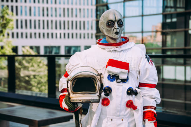 istock alien spaceman in a futuristic station 1371765779
