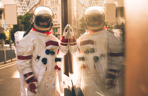 istock spaceman in a futuristic station 1371766683