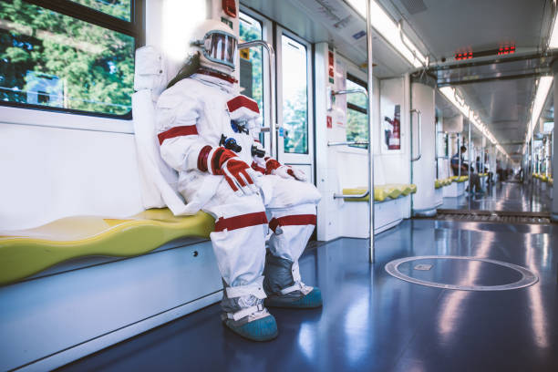 istock spaceman in a futuristic station 1371767342