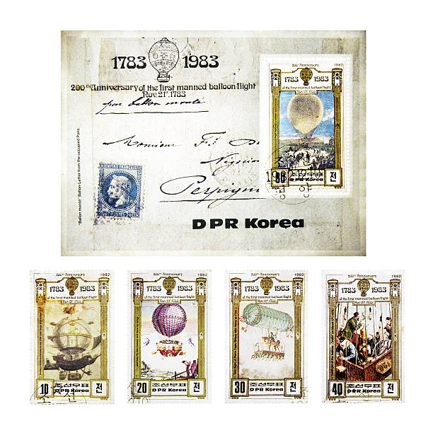 istock Vintage Stamps from DPR Korea 137176969