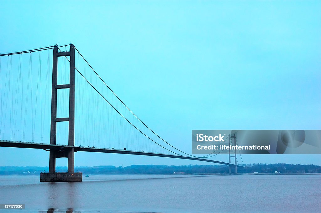 La suspensión puente Humber - Foto de stock de Aire libre libre de derechos