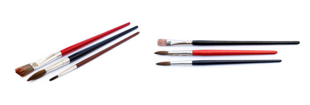 istock Set of paint brushes 1371772401
