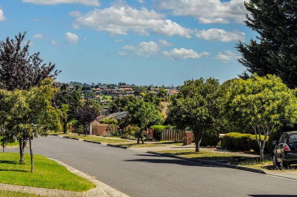 istock Hallam; Melbourne area 34 km from the centre. Australia. 1371773770