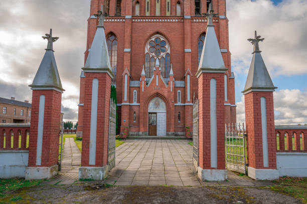 istock Catholic Church central entrance 1371776304