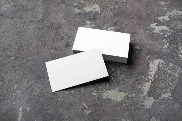 istock Business cards on concrete 1371777605