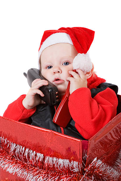istock infant in the christmas box 137177848