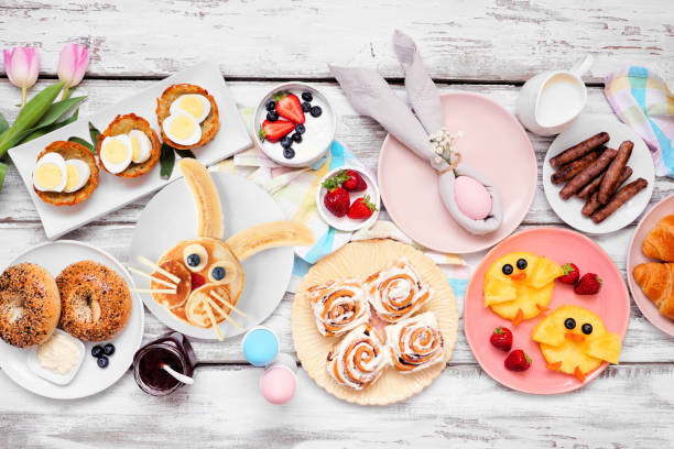 3,200+ Easter Egg Table Setting Stock Photos, Pictures & Royalty-Free ...