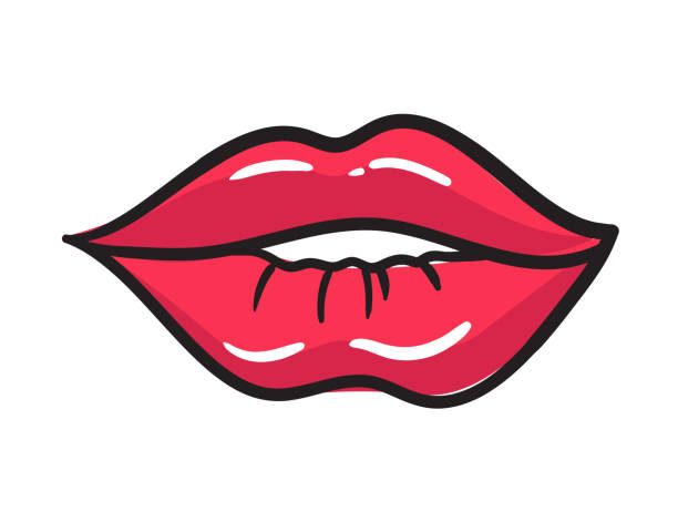 297 Hot Lip Kiss Cartoon Illustrations & Clip Art - iStock