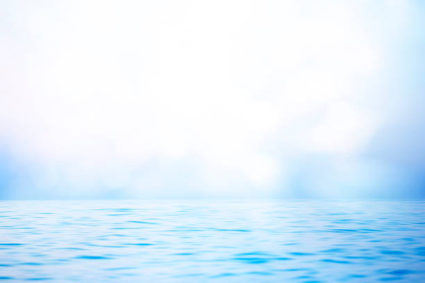 istock Abstract sunset sky and ocean nature background with blurred panning motion. 1371795708
