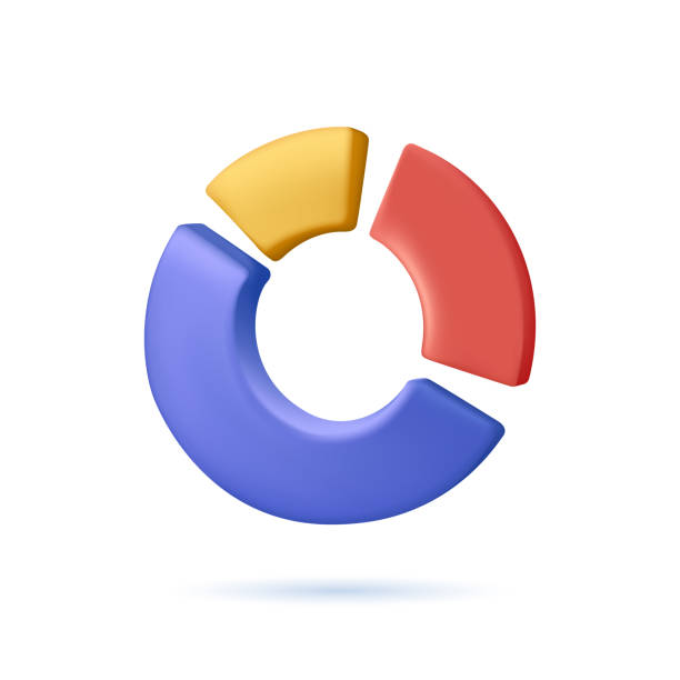 istock Circle diagram, four parts pie chart. Business, financial report, presentation, statistics, data analytics, optimization 1371797875
