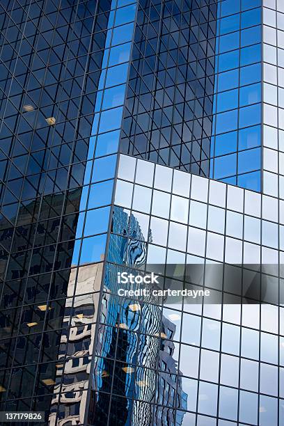 Modern Office Building Skyscraper Downtown Montreal Canada Stock Photo - Download Image Now