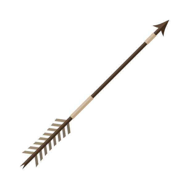 istock Illustration of american indians arrow. Ethnic image in native style. 1371799428