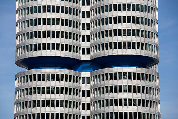 istock Modern German Skyscraper Office Building Exterior, Munich Germany 137180024