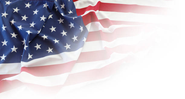 istock USA flag on white 1371800682