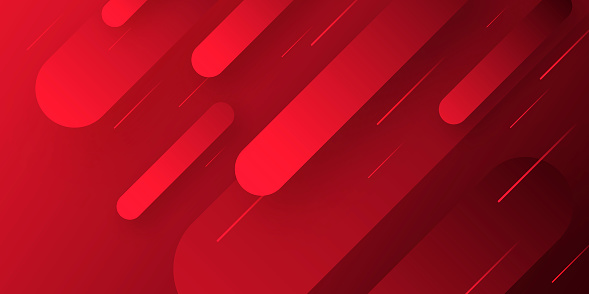 Futuristic background, looking like a meteor shower. Modern and trendy abstract background with geometric shapes. This illustration can be used for your design, with space for your text (colors used: Red, Black). Vector Illustration (EPS10, well layered and grouped), wide format (2:1). Easy to edit, manipulate, resize or colorize.