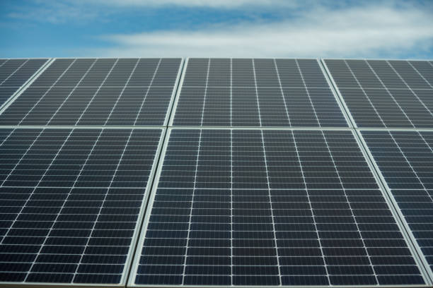 istock Solar panels generating green energy 1371803843