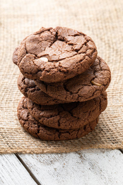 istock Stack of Homemade Chocolate Cookies 1371804053