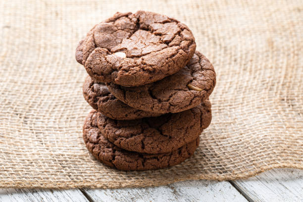 istock Stack of Homemade Chocolate Cookies 1371804057